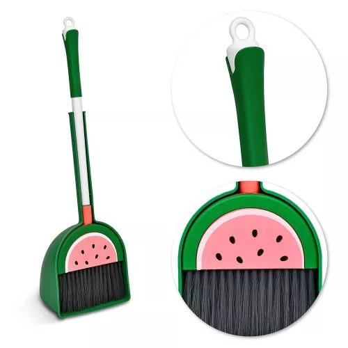 Набір для прибирання (мітла, совок) "Watermelon" 56см Stenson R94311