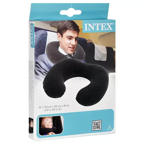 Подушка надувна Intex 68675 (10*30*36 см, флокована) фото 3