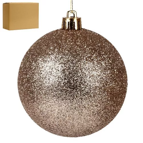 Ялинкові кульки 8см "Блискітки" 50шт/уп Stenson 9191CH-8G