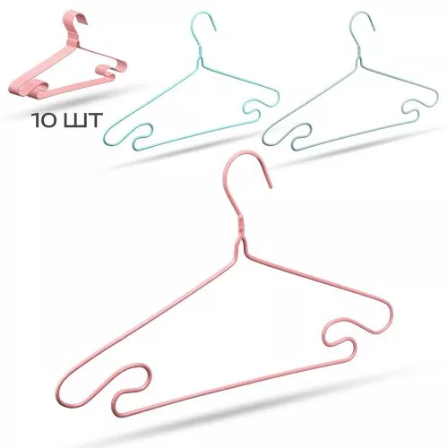 Вішалка антиковзна "New" 10шт/уп 42.5*24см Stenson WW02872