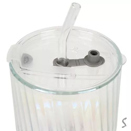 Склянка з кришкою та трубочкою "Classic" 250мл Stenson R41222 фото 2