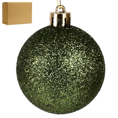 Ялинкові кульки 5см "Блискітки" 150шт/уп Stenson 9192GR-5