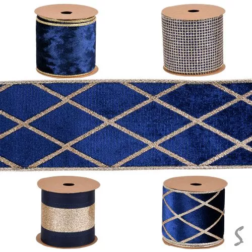 Стрічка декоративна 2.7м*6.3см Stenson R33976