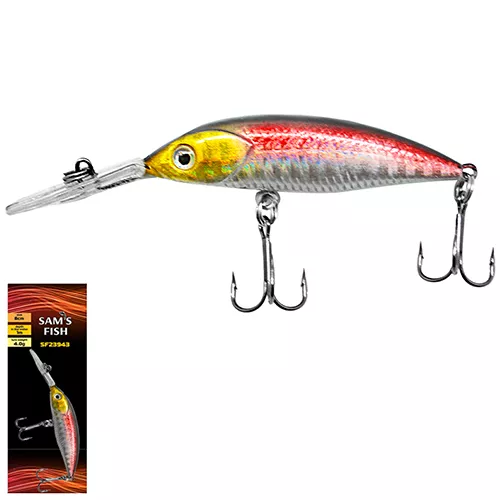 Воблер 8см (1м глибина) 10шт/уп Sams Fish (SF23943-1)