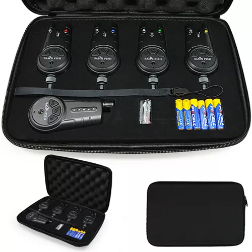 Набір сигналізаторів з пейджером у кейсі 4+1 Sams Fish (SF24199)