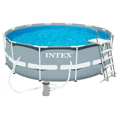 Каркасний басейн Intex 26716 (99*366 см., об'єм: 8592 л., картриджний фільтр-насос 2006 л/год, драбина, серія: Prism Frame) фото 2